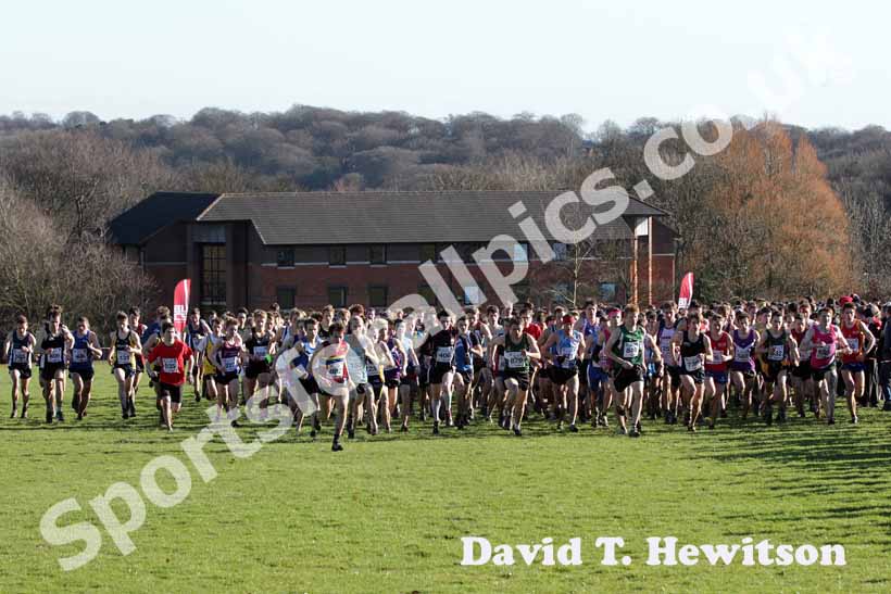 Start of the 2013 BUCS Cross Country Championships.